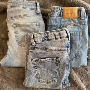 Girls lot of 3 pair of jeans size 12 back to school